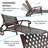 Aluminium Cast Lounge Chair 1pcs Brown-1295464926