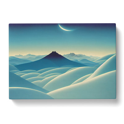 Irresistible Winter Mountains - Wrapped Canvas