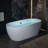 67" x 31.5" Freestanding Soaking Acrylic Bathtub-94318924-100481073