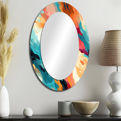 Tatawan - Miroir mural ovale moderne