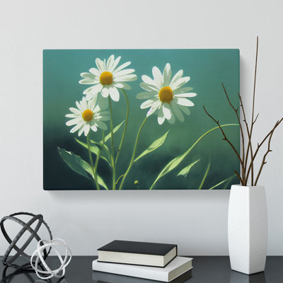 Cosmopolitan Daisy Flowers - Wrapped Canvas