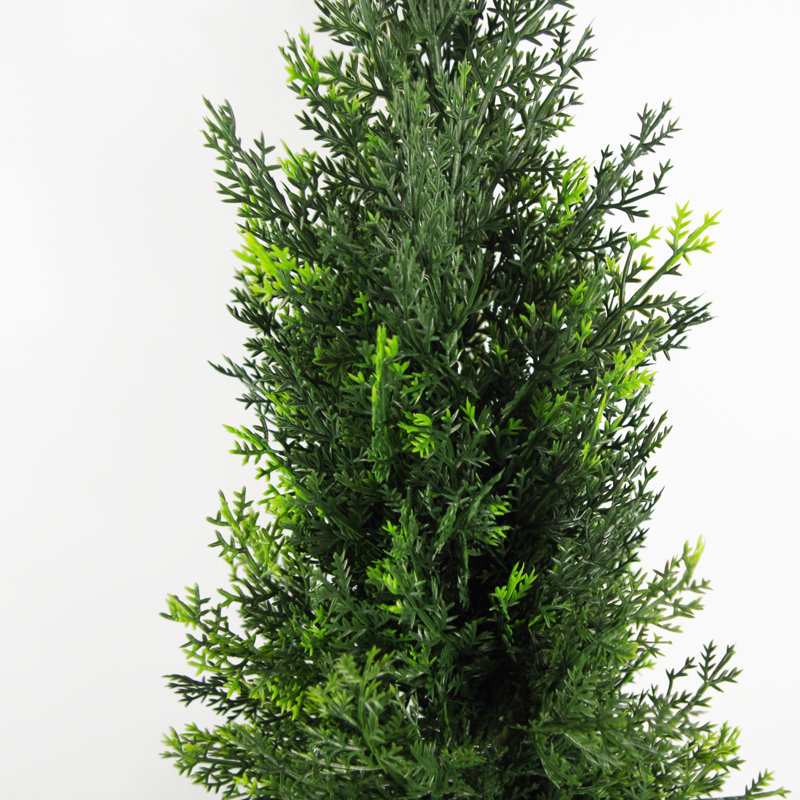 Annistyn Faux Cypress Tree in Pot, 120 cm x 35 cm