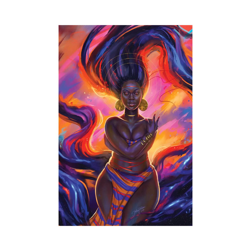 «Of Space and Time» par Hillary D Wilson - impression sur toile tendue, H 26 po x l 18 po x 1,5 po