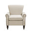 Upholstered Linen Armchair-1291803046