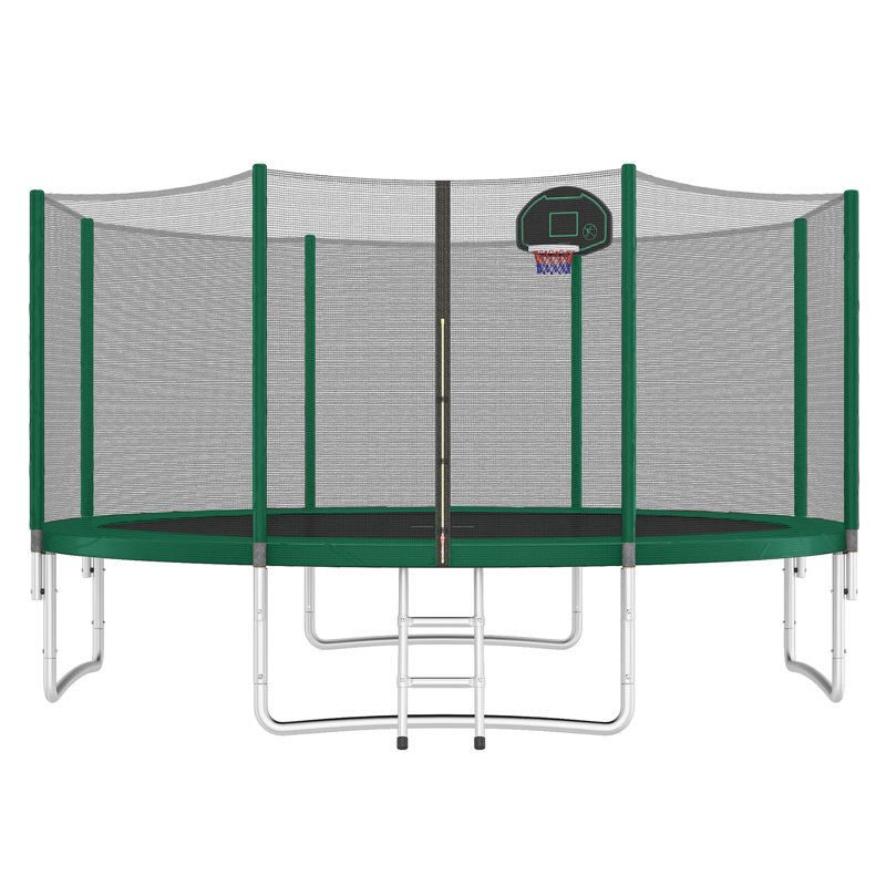 Trampoline pour enfants_105X168X168, Vert