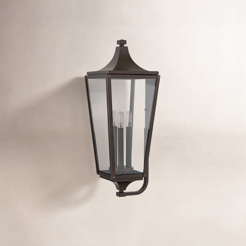 Jaymes 3-Light Outdoor Wall Lantern