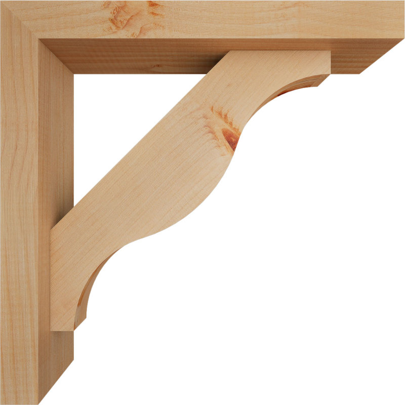 Support Funston Block avec support décalé, 16 x 16, Sapin Douglas de l 3 1/2 (lisse)