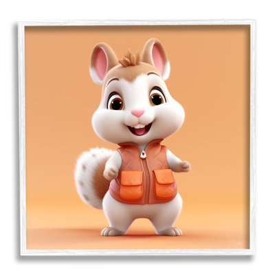 " Orange Chipmunk Cartoon " by Roozbeh