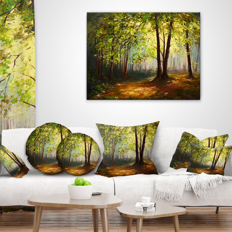 Coussin lombaire Landscape Summer Forest
