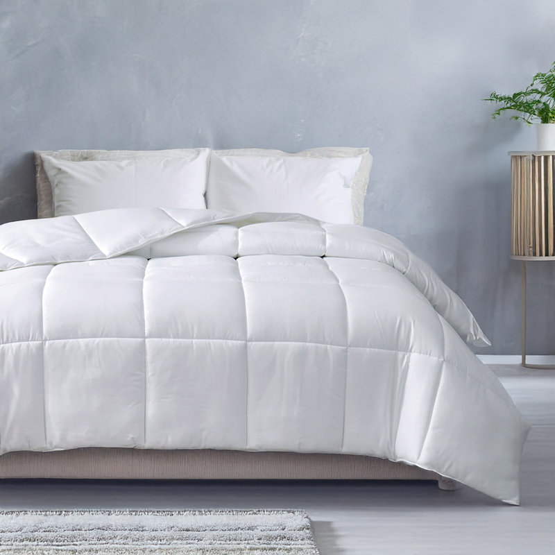 Édredon / couette 100% laine Aplaca - coquille de coton à densité de tissage 300 fils, Très grand lit