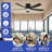 Kyshawna 52'' Ceiling Fan with LED Lights