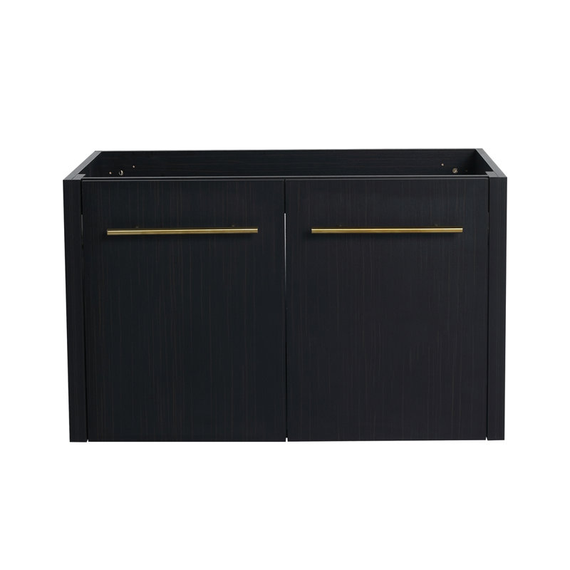 Meuble-lavabo mural sans lavabo en bois, 29"