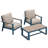 Anzla 2 - Person Patio Conversation Set with Cushions