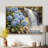 Jaber Hydrangeas By The Waterfall I - Hydrangea Wall Art-553992008-553992012-800548740
