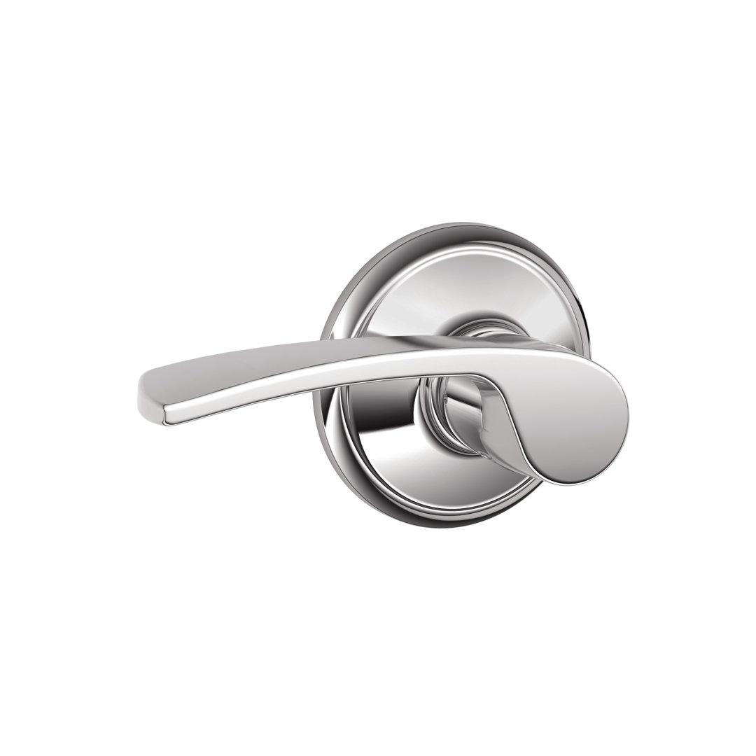 Merano Passage Door Lever with Rosette Schlage 