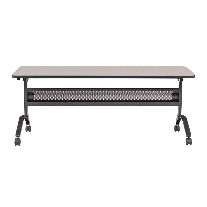 Table de formation Flip-N-Go rectangulaire, LPL, Folkstone, Argent argent, H 29 po x L 72 po x l 24 po