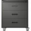 Armoire en métal robuste avec 3 tiroirs et roulettes - garage, bureau, maison. Acier robuste, noir. 360 rotatif. Compartiments de rangement spacieux. Roues pivotantes de 160 lb à tiroir supérieur. Rangement.-1948094792