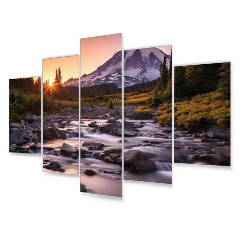 Rustic Cities & Countries Wall Decor on Metal