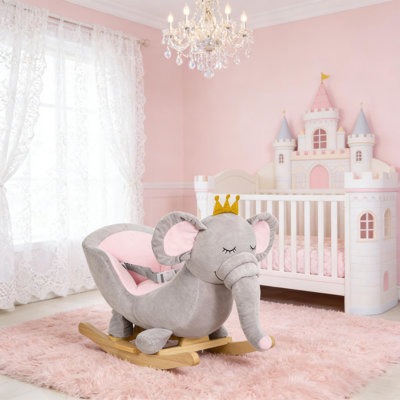 Chaise berçante éléphant, jouet à bascule pour tout-petit