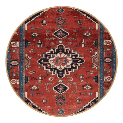 Tapis brun lavable à la machine