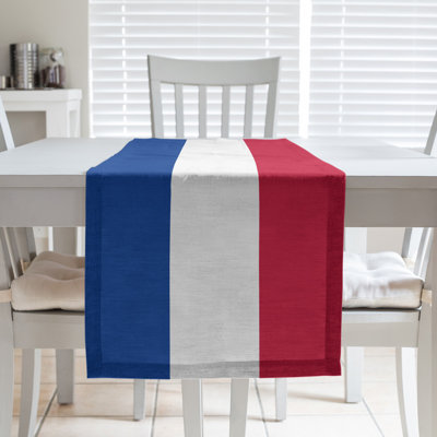 Buffalo Football Stripes Table Runner