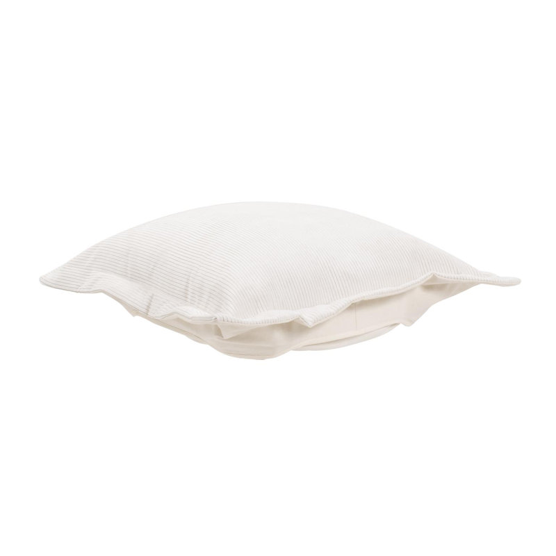 Puff Ottoman Cover & Cushion Shar Pei Black/Black, Natural