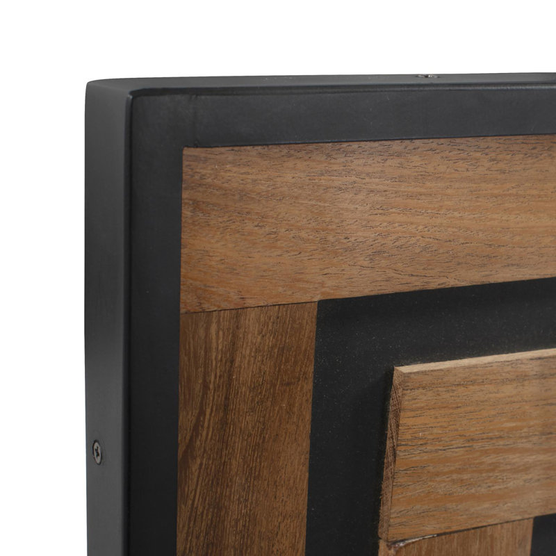 Kraven Wooden Square Clock