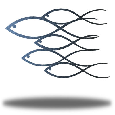 Handmade Coastal Fish Wall Decor