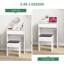 Ensemble coiffeuse avec miroir Westerfield