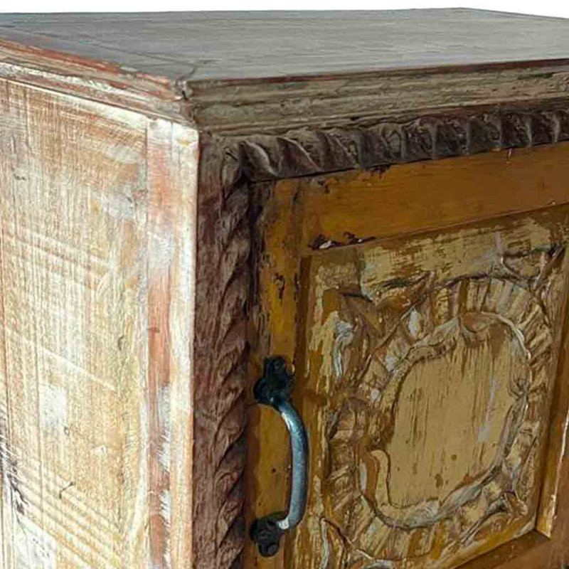 Adelajde 50cm W Solid Wood Bedside Table