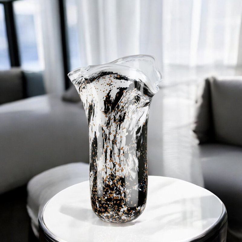 McKittrick Handmade Glass Table Vase, 32cm H x 19cm W x 19cm D