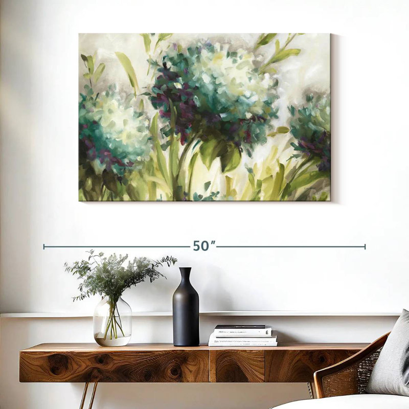 Harnek Hydrangea Field II, H 26 po x l 39 po