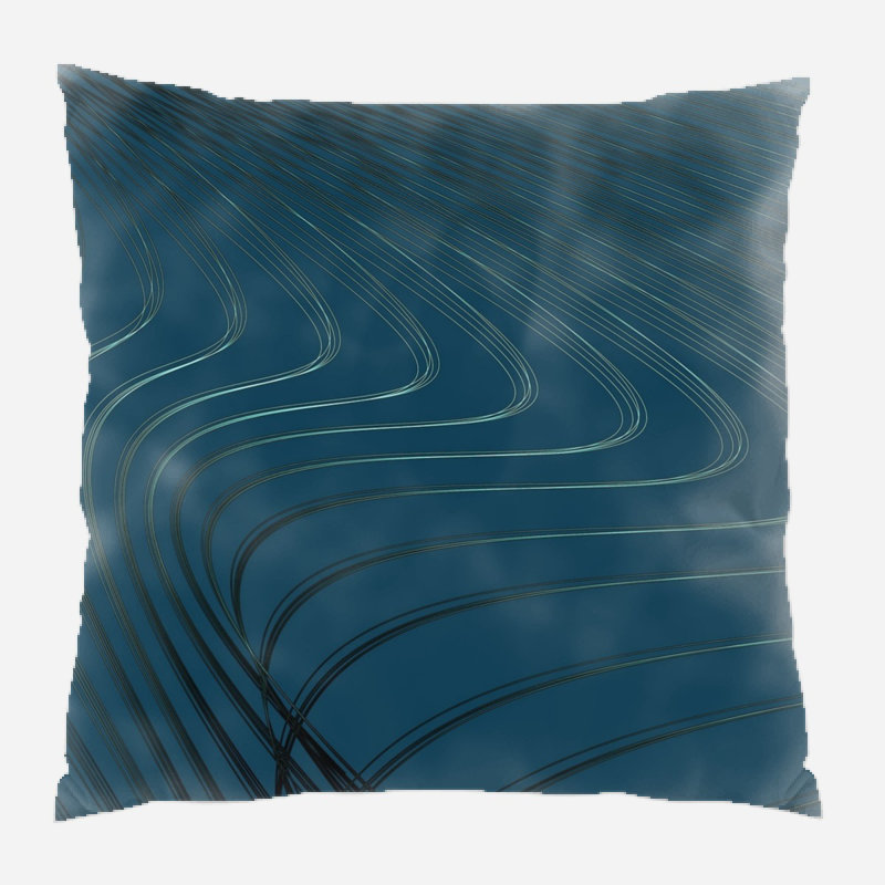 Coussin décoratif à lignes