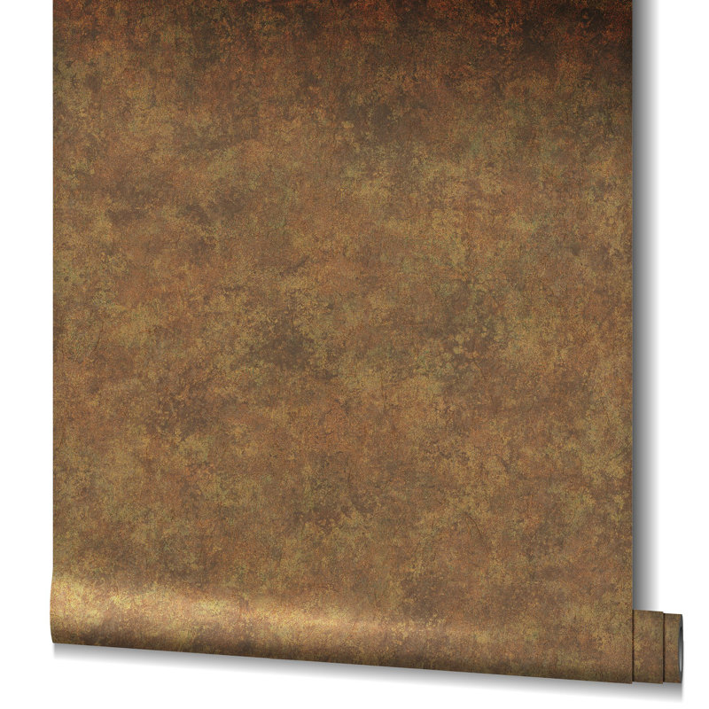 Evelina 10.05m x 70cm Textured Wallpaper Roll, Brown