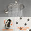 Système de douche à pluie mural avec robinet de baignoire Topcraft
