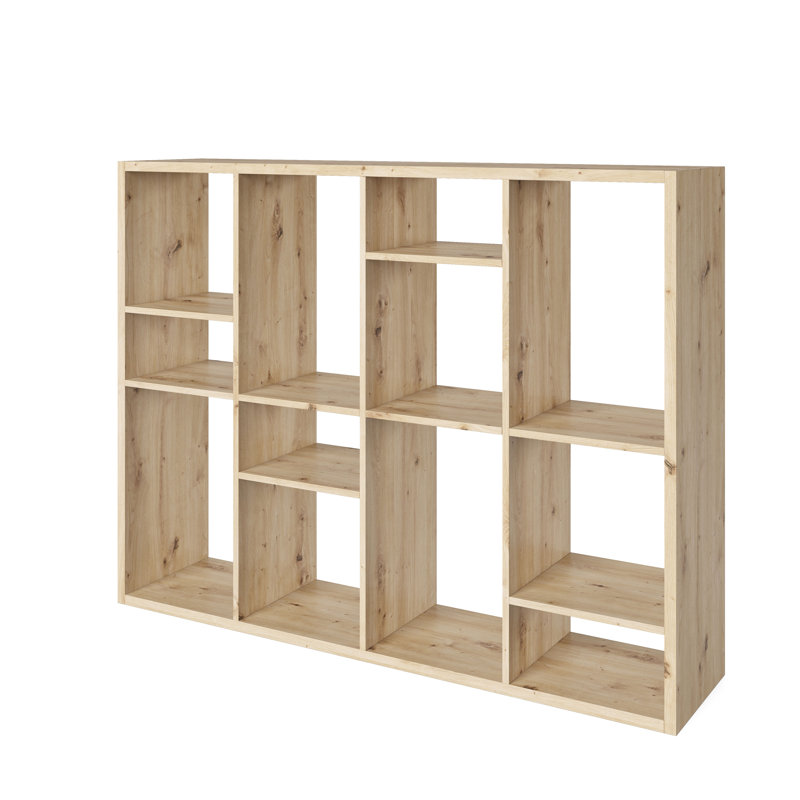 Elvia 147cm H Standard Bookcase, Artschanelche