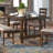Lufkin 8 - Person Four Leg Dining Set
