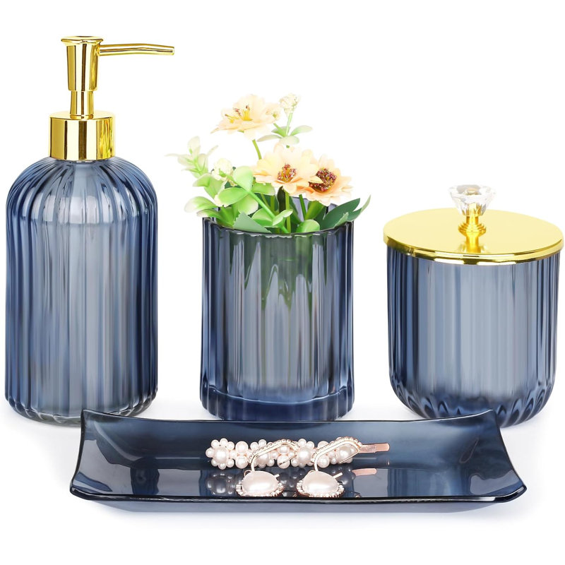 Bathroom accessory set