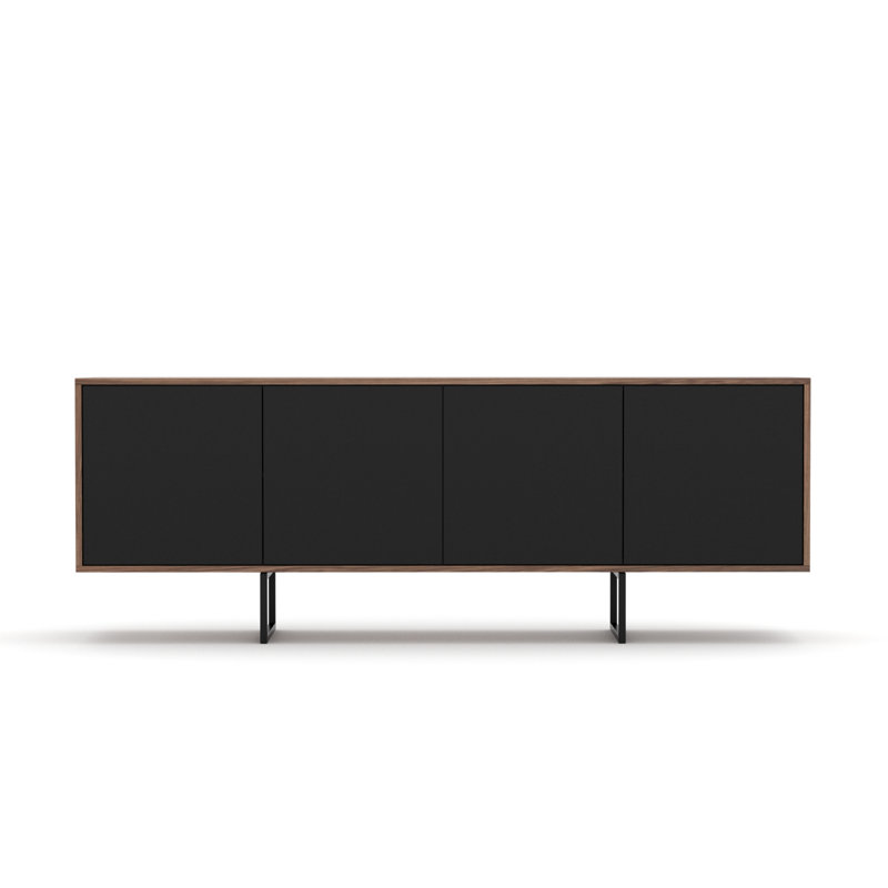 Largo 204cm Sideboard, Black/Walnut