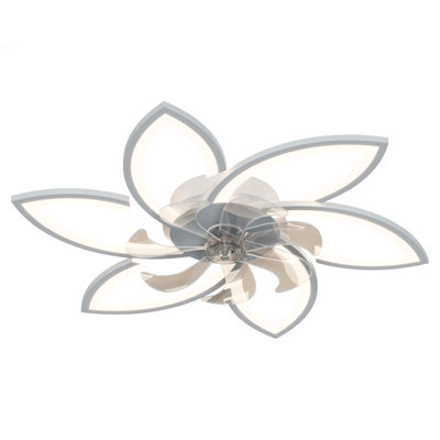 30.7In Ceiling Fan With Lights, Remote Control 3 Color Temperatures,6 Gear Wind Speed Fan Light