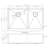 33'' L Double Bowl Stainless Steel Kitchen Sink