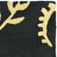 Tapis noir / vert en laine touffeté à la main Chanler-593879698