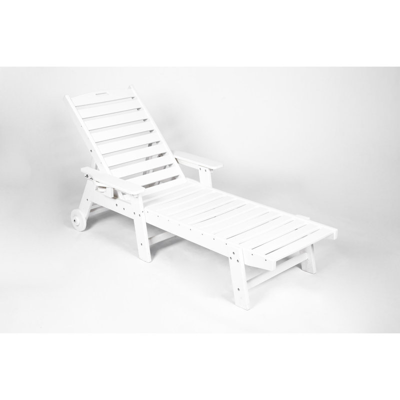 Chaise de patio à roulettes et à angle variable personnalisable