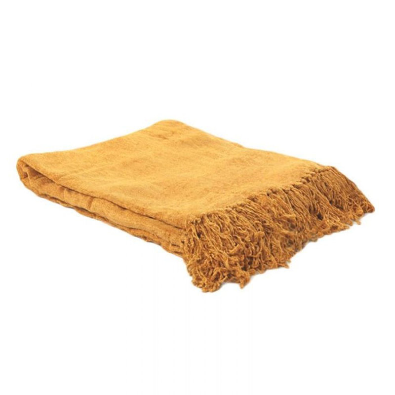 Ishiro Throw Blanket, W130 x L170cm, Yellow