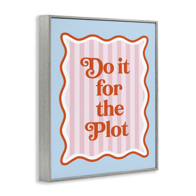 Estampe numérique «Do It For The Plot», conception par Emily Dumas