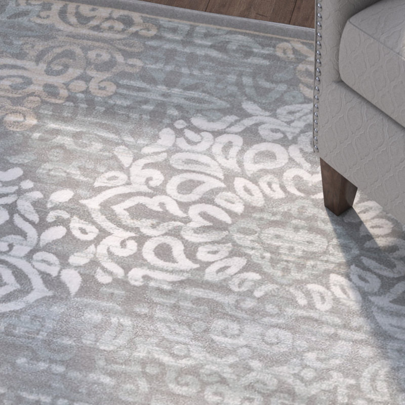  Tapis gris Ackermanville, Rectangle 7 pi 10 po x 10 pi 6 po