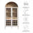 Nolan Arched Bar Cabinet-108298313
