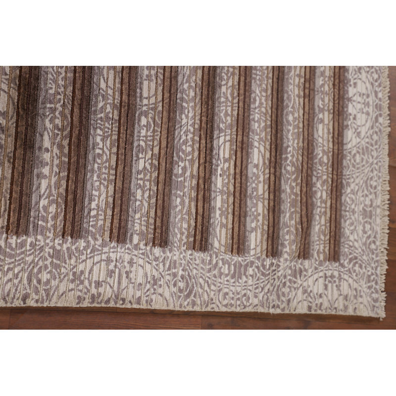 Tapis indien moderne fait à la main 5