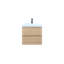 Base de meuble-lavabo simple 24 po mural seulement-57912183