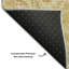 Tapis doré de qualité supérieure lavable à la machine Addington-1239156304